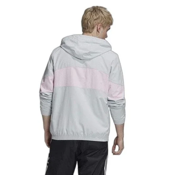 Adidas Originals Bandrix Windbreaker Full-Zip Jacket Men's Size Small Hooded - Picture 2 of 16